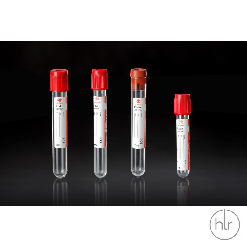 Пробірка для крові AMED з червоною кришкою 16х100 мм стерильна (9 мл, з активатором згортання) уп.100 шт